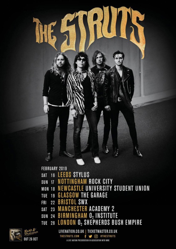 The-Struts-2019-UK-Tour-Poster